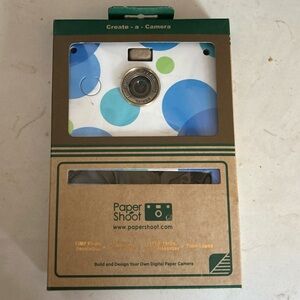 Paper Shoot 18MP Camera NEW Blue and White Digital Camera